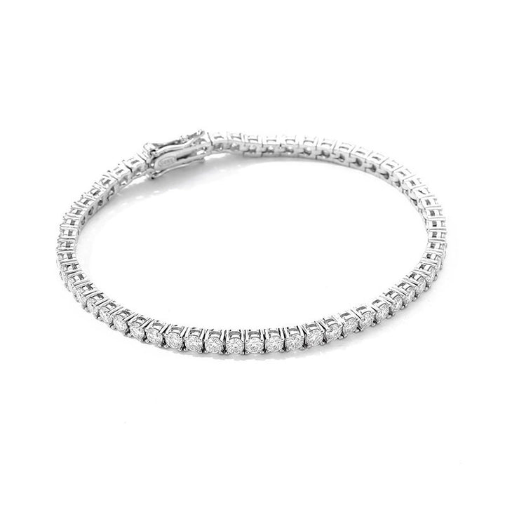 Silber-Tennisarmband