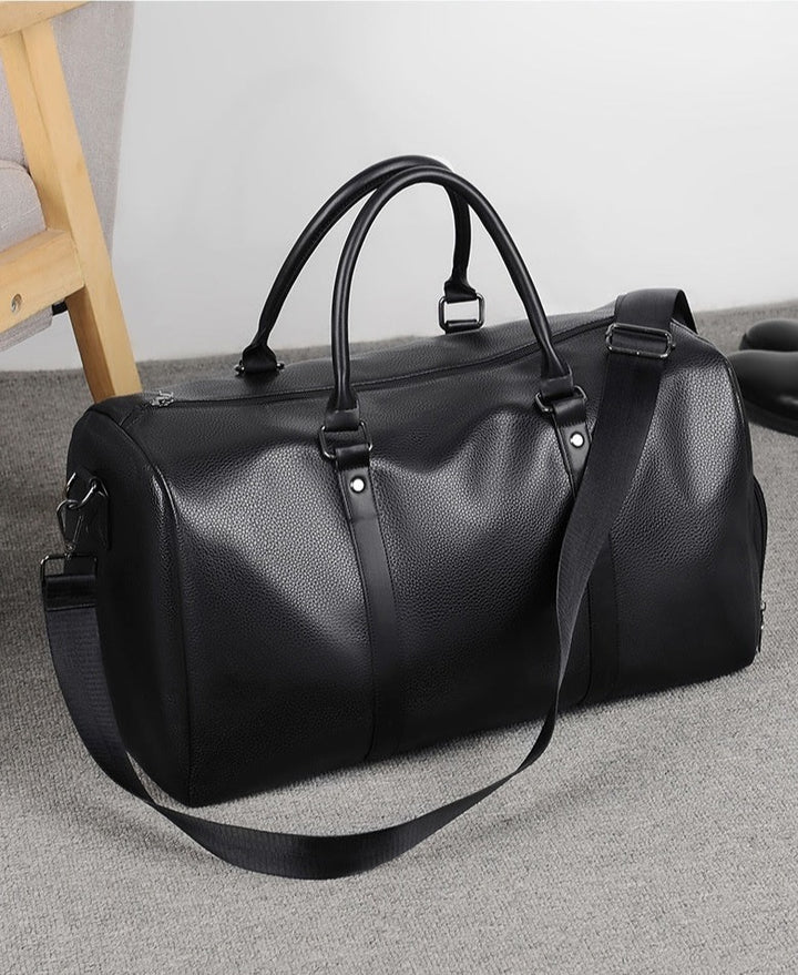 Elegante Leder-Reisetasche